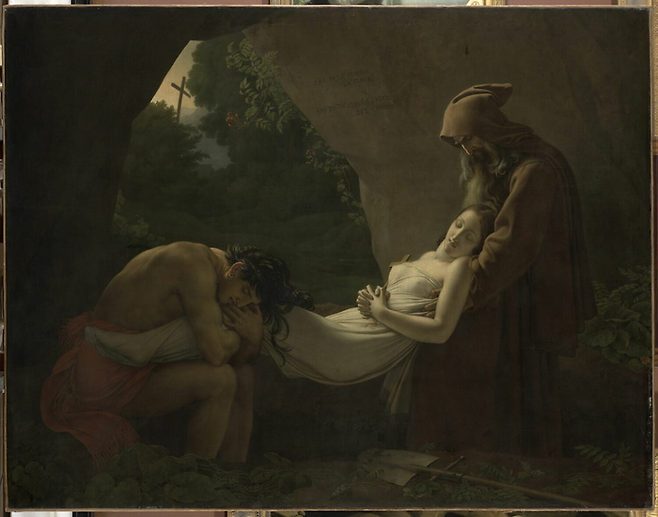 Girodet de Roucy-Trioson [Atala au tombeau], 1800/1825 ©Musée du Louvre