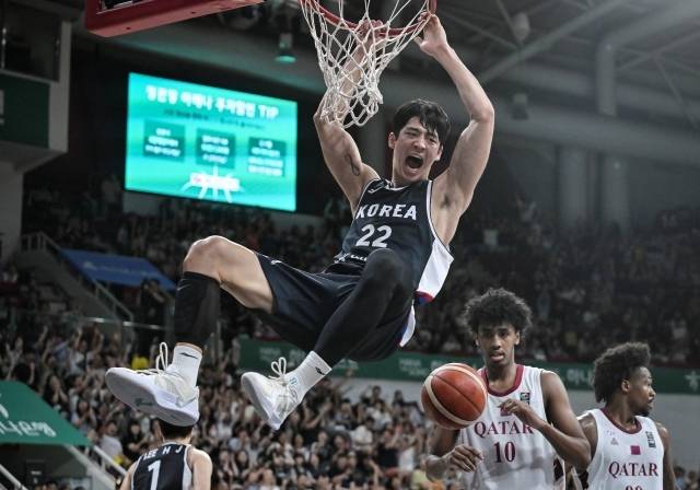 여준석은 이번 아시아컵에서 대한민국의 트윈 에이스로서 활약해야 한다. 사진=대한민국농구협회 제공