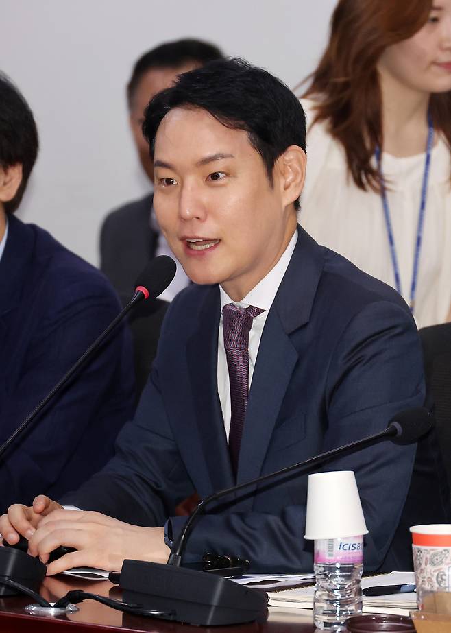 더불어민주당 김한규 의원이 지난 31일 한 포럼에서 발언하고 있다. 뉴시스