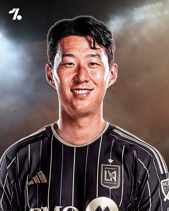 토트넘 손흥민의 LAFC 유니폼 합성사진. /사진=원풋볼 SNS 캡처