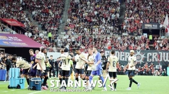 바르셀로나 선수들. /사진=강영조 선임 기자