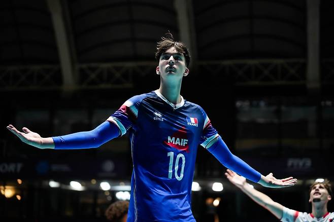 U-19 세계선수권 MVP로 뽑힌 프랑스의 요카노비치 [FIVB 홈피 캡처. 재판매 및 DB 금지]