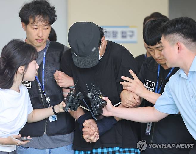 울산 스토킹 살인미수 피의자 구속심사 [연합뉴스 자료사진]