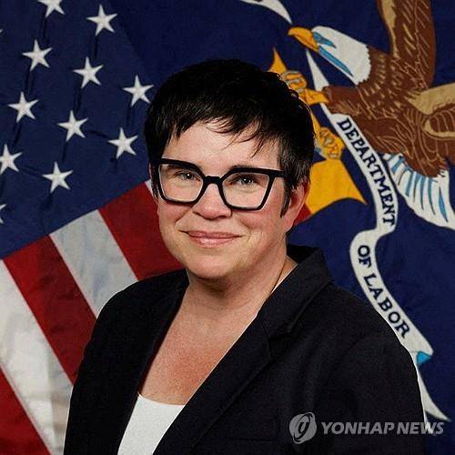 해임된 에리카 맥엔타퍼 BLS 국장 [미 노동통계국 제공. 로이터=연합뉴스 자료사진. 재판매 및 DB 금지]