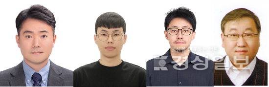 ▲ 김제형 UNIST 교수,&nbsp;김규영 UNIST 박사,&nbsp;이창협 박사,&nbsp;송진동 KIST 박사(왼쪽부터)