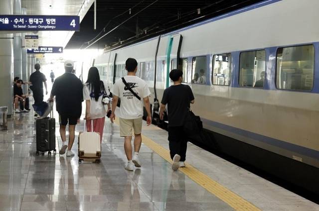 부산역 승강장 모습. 부산일보 DB