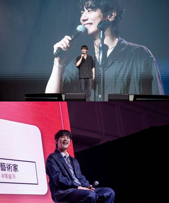 배우 이준영이 지난달 27일 타이베이에서, 지난 2일 마카오에서 단독 팬미팅 'Scene by JUN YOUNG'을 진행했다. /빌리언스