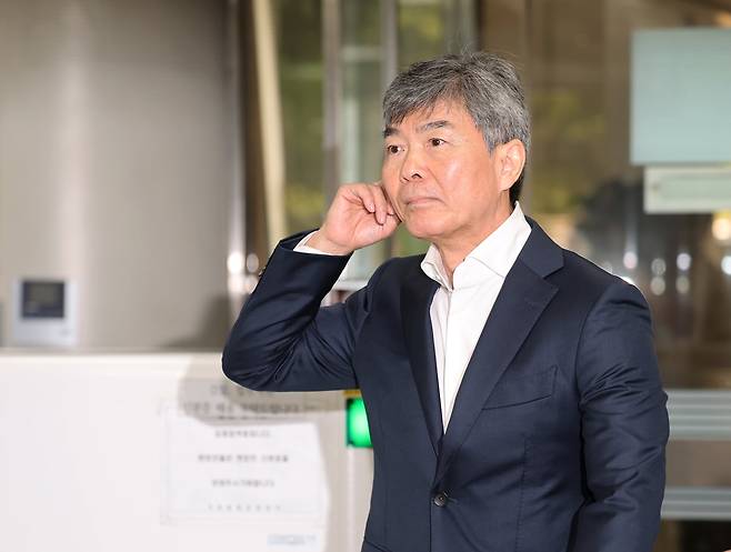 2025년 8월 5일 서울 서초구 서울중앙지법에서 이종호 블랙펄인베스트 전 대표가 구속심사를 받기위해 출석하고 있다. /장경식 기자