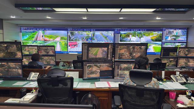 전북 전주시 CCTV 통합관제센터. 전주시 제공