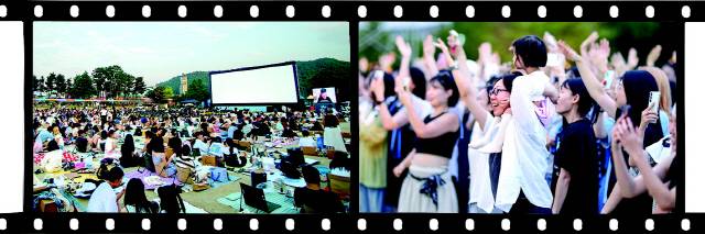 ▲ 강릉씨네마떼끄가 주최한 제27회 정동진독립영화제가 ‘별이 지는 하늘, 영화가 뜨는 바다’를 주제로 지난 1~3일 강릉 정동초등학교에서 열렸다.