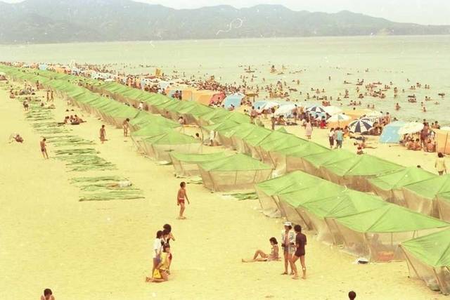 ▲ 1970∼1980년대 동해 망상해수욕장 모습.