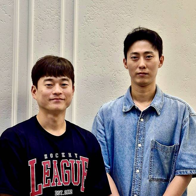 이동기, 김준한씨. 독자 제공