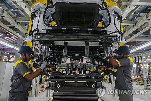 빈패스트 인도 전기차 공장. [AP 연합뉴스]