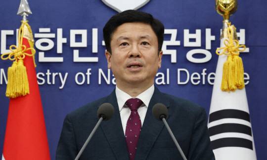 전하규 국방부 대변인. 연합뉴스