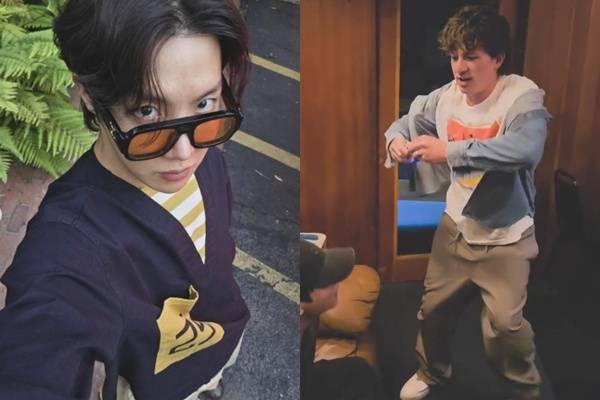 제이홉 소셜 계정 캡처
