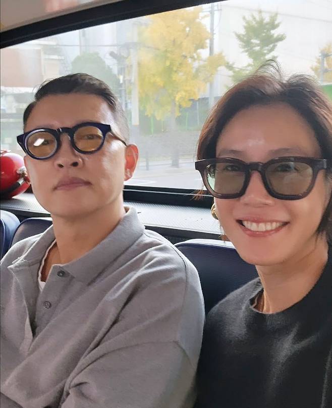 김호진, 김지호 부부. 김지호 인스타그램 캡처