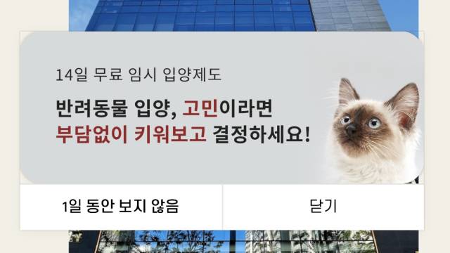 한 동물분양업체가 ‘14일 키워보고 결정하라’는 광고를 내걸었다. 동물분양업체 홈펨이지 갈무리