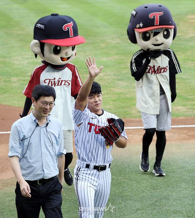 [한번에쓱]피지컬100우승자 마선호 'LG 승요 깜짝 등장'