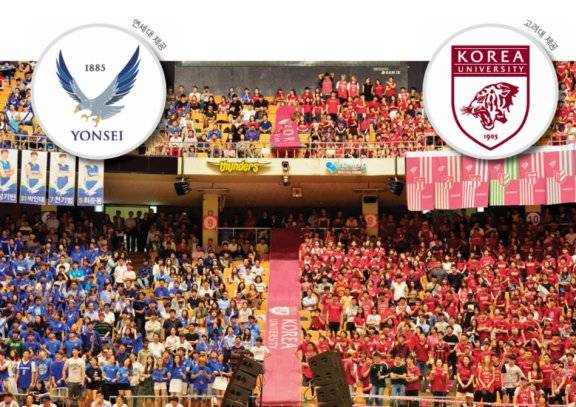 연세대와 고려대는 각각 독수리와 호랑이를 상징물로 두고 있다.