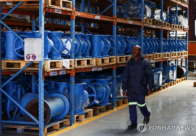 남아공 밸브 회사 [로이터 연합뉴스 자료사진. 재판매 및 DB 금지]