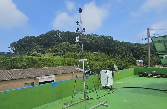 인천 장봉도에 설치된 공항소음 자동측정기 [인천시 옹진군 제공. 재판매 및 DB 금지]