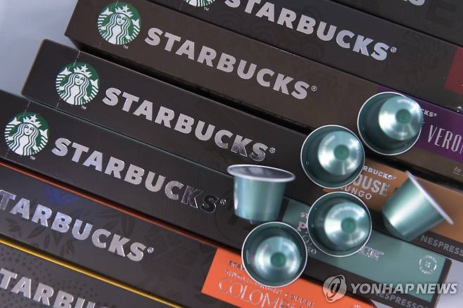 스위스 업체 네스프레소의 스타벅스 커피 캡슐 [EPA 연합뉴스 자료사진. 재판매 및 DB 금지]