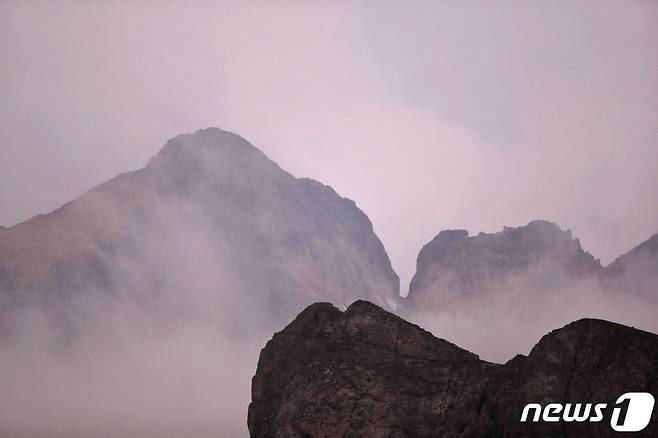 이탈리아 트렌토에 있는 돌로미티 산맥. ⓒ AFP=뉴스1 ⓒ News1 우동명 기자