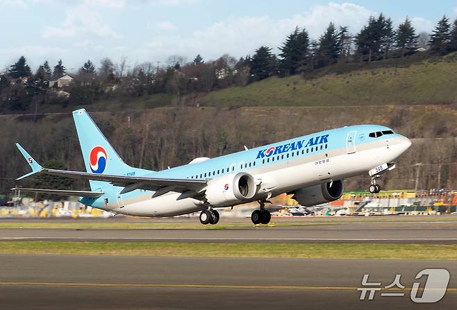 대한항공 보잉 737-8 MAX 여객기.(자료사진)