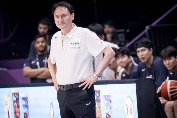안준호 한국 남자 농구대표팀 감독. ⓒFIBA