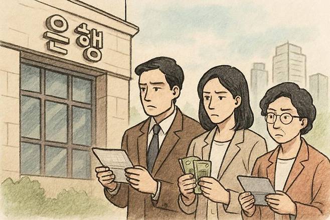 시중은행의 예금 금리 하락세에도 예적금에 돈을 맡기는 자금이 늘어나고 있다. ⓒ 데일리안 AI이미지 삽화.