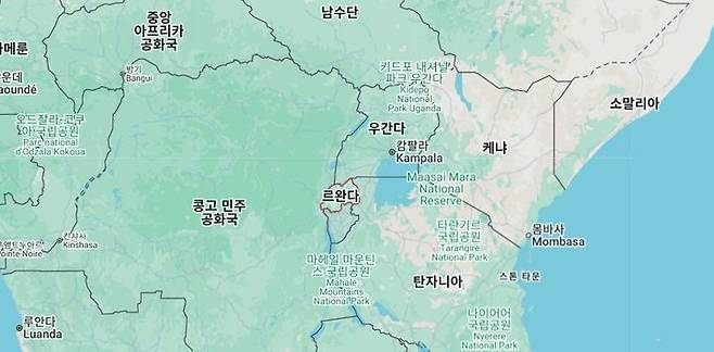 아프리카 중앙의 내륙 국가 르완다.  *재판매 및 DB 금지