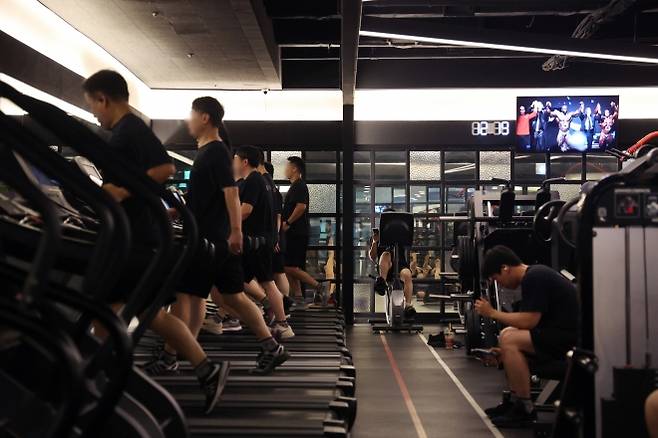 서울 시내의 한 헬스장. 기사와 직접적인 관련 없음. 연합뉴스