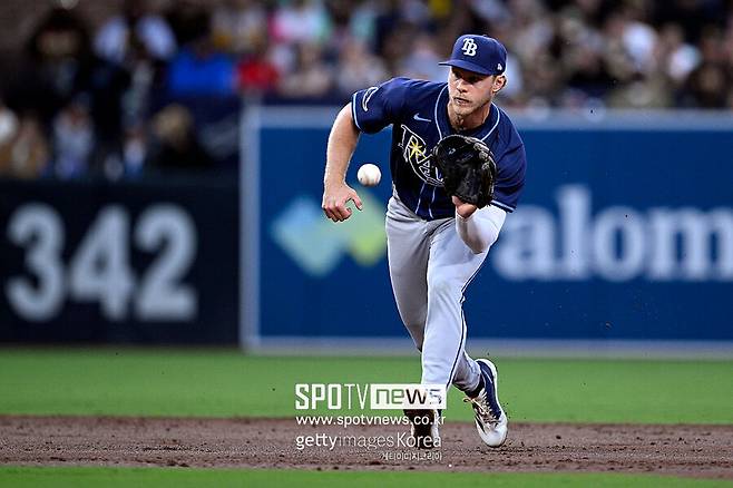 ▲ 탬파베이 레이스 유격수 테일러 월스.