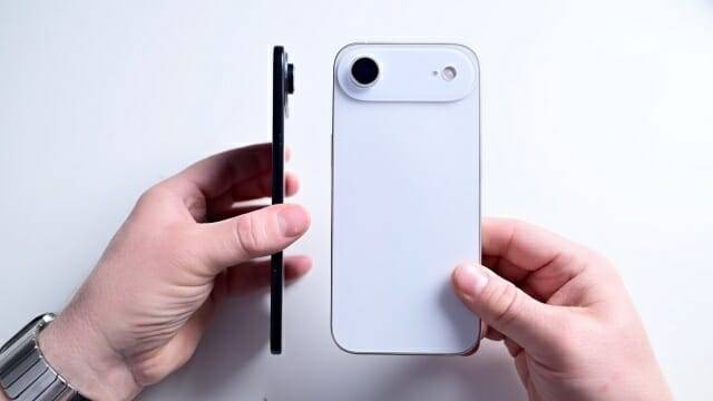 애플 '아이폰17 에어' 목업 (출처 : 애플인사이더)