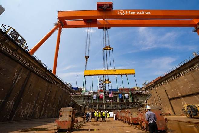 한화 필리조선소 링크드인 제공