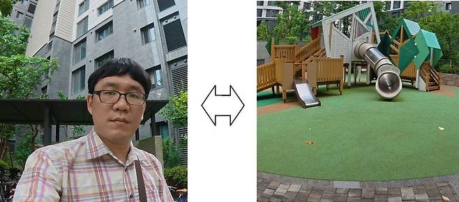 단일 렌즈 모드 촬영 중 버튼 원터치로 전후면 렌즈를 전환해가며 끊김 없는 촬영을 이어갈 수 있다 / 출처=IT동아