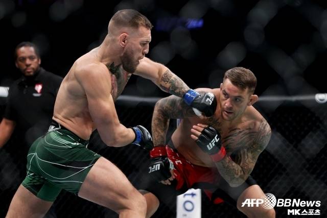 코너 맥그리거의 화려했던 UFC 커리어, 그걸 끝낸 건 더스틴 포이리에였다? 사진=AFPBBNews=News1