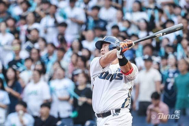 이우성은 7일 창원 키움전에서 적시타를 쳤다. 사진=NC 제공