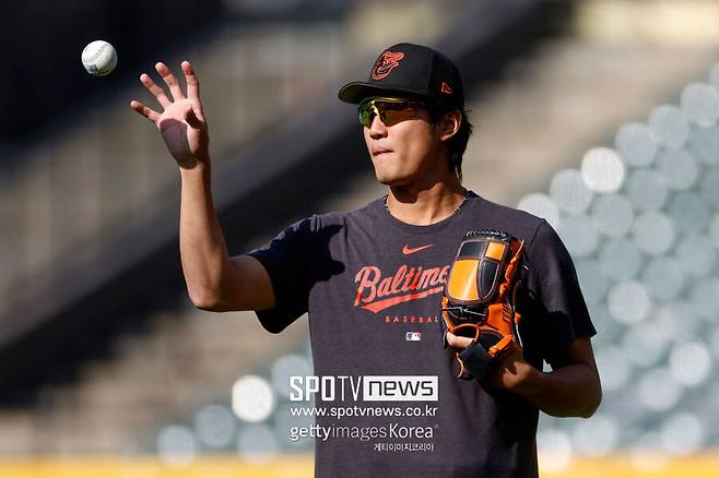 ▲ 볼티모어 시절의&nbsp; 후지나미 신타로