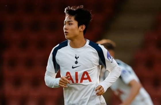 토트넘 공격수 양민혁. /사진=토트넘 공식 SNS 갈무리