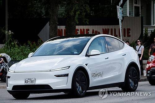 테슬라 로보택시 [로이터 연합뉴스 자료사진. 재판매 및 DB 금지]