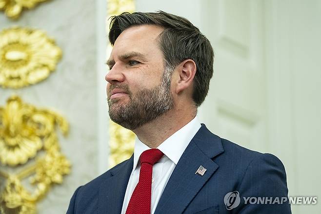 밴스 부통령 [EPA 연합뉴스 자료사진 재판매 및 DB 금지]