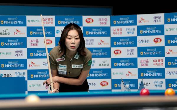 프로당구 2025-26시즌 3차투어 '올바른 생활카드 NH농협카드 PBA-LPBA 채리티 챔피언십' LPBA 출전한 김가영. /사진=PBA