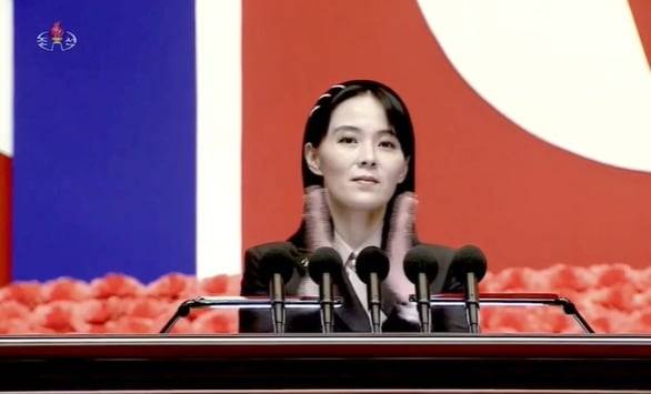 김여정 북한 노동당 부부장. /조선중앙TV 캡쳐