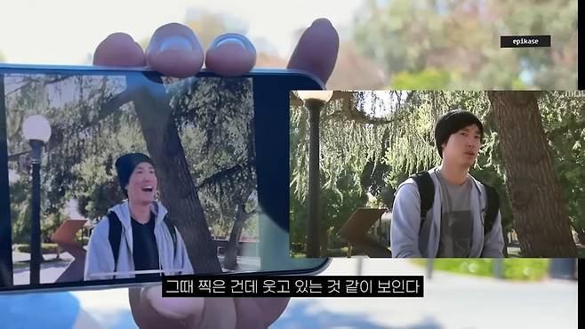 그룹 에픽하이의 타블로가 모교 스탠퍼드 대학교를 방문해 과거 학력 위조 논란으로 입은 상처를 털어냈다. 사진=에픽하이 유튜브 캡처