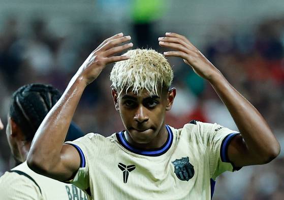 FC바르셀로나 라민 야말. 최기웅 기자