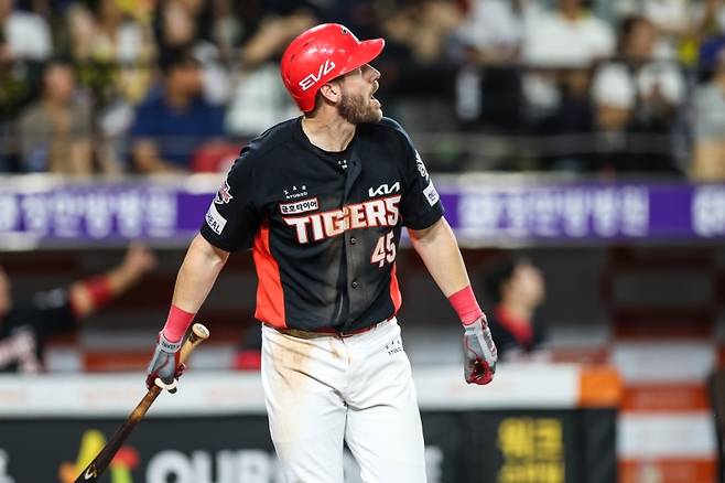 ▲ KIA타이거즈 패트릭 위즈덤 선수 [KIA타이거즈]&nbsp;