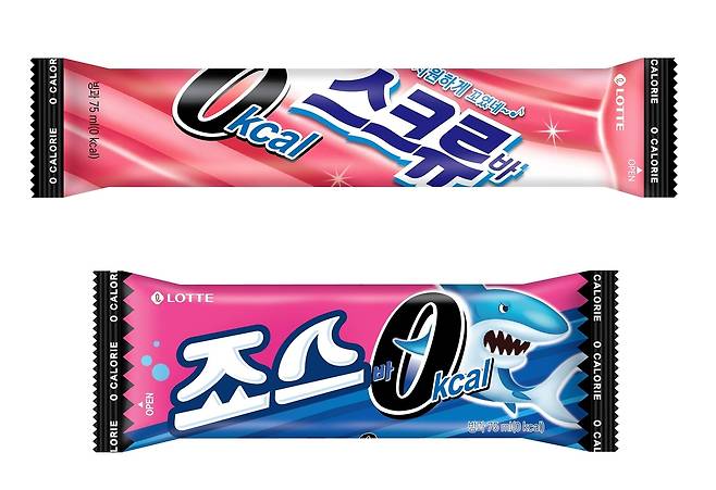 Zero-calorie editions for Screw Bar and Jaws Bar [LOTTE WELLFOOD]