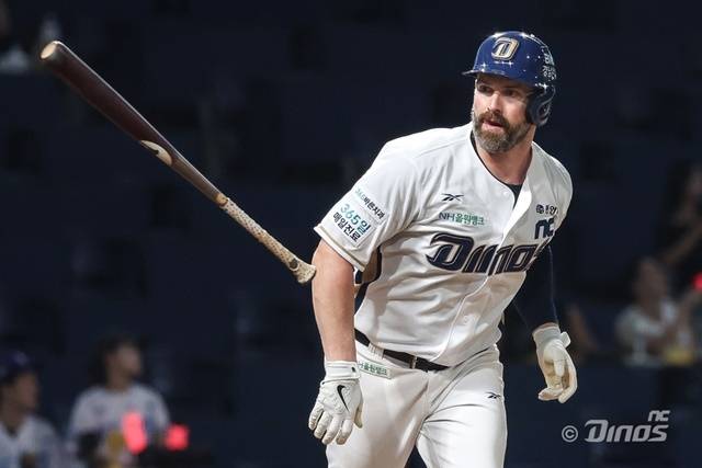 데이비슨은 8일 창원 KIA전에서 화끈한 장타력을 뽐냈다. 사진=NC 제공