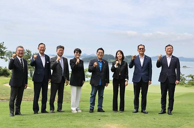 기념촬영 [해남군 제공·재판매 및 DB 금지]